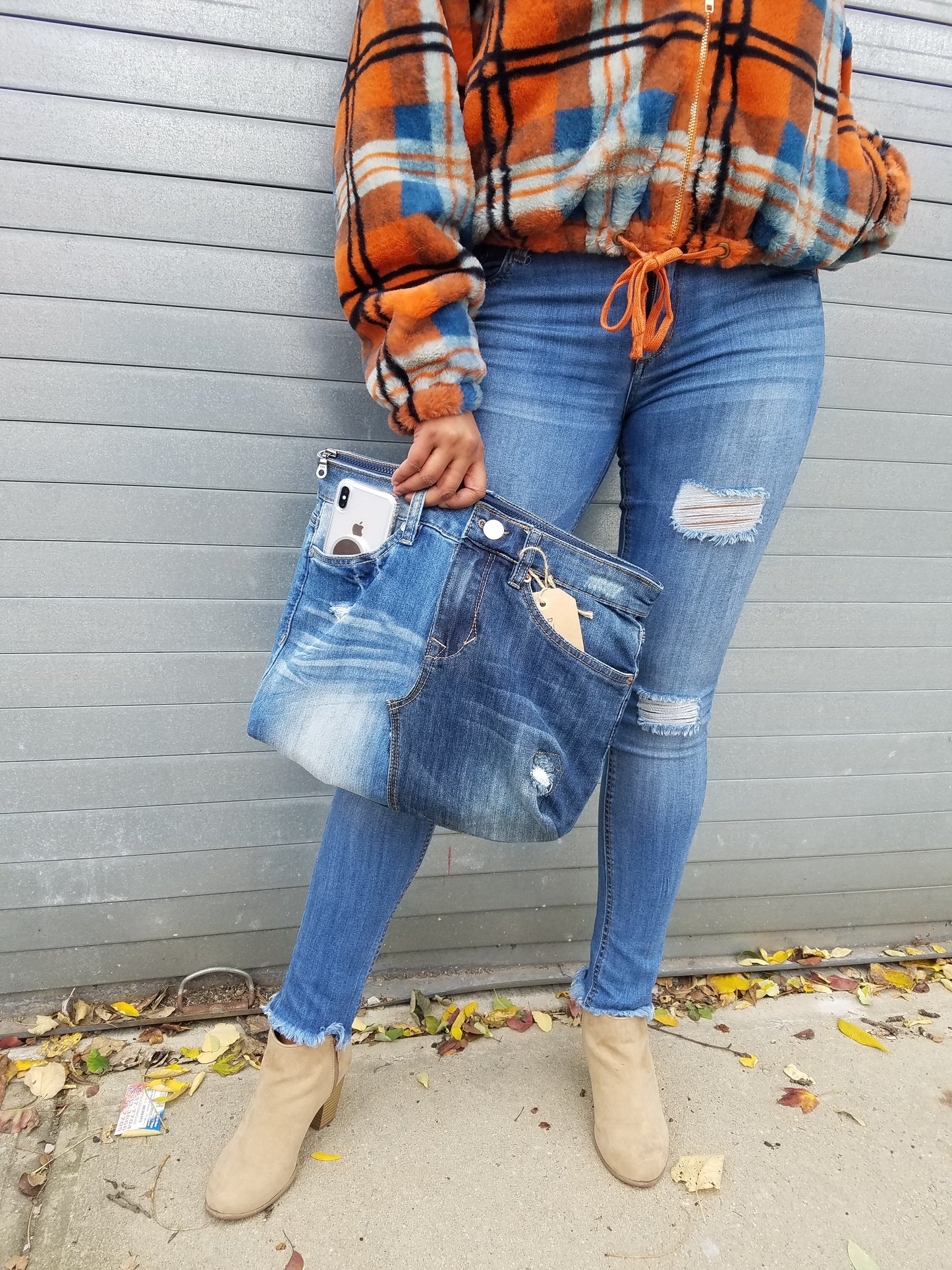 Denim Lap Top Bag