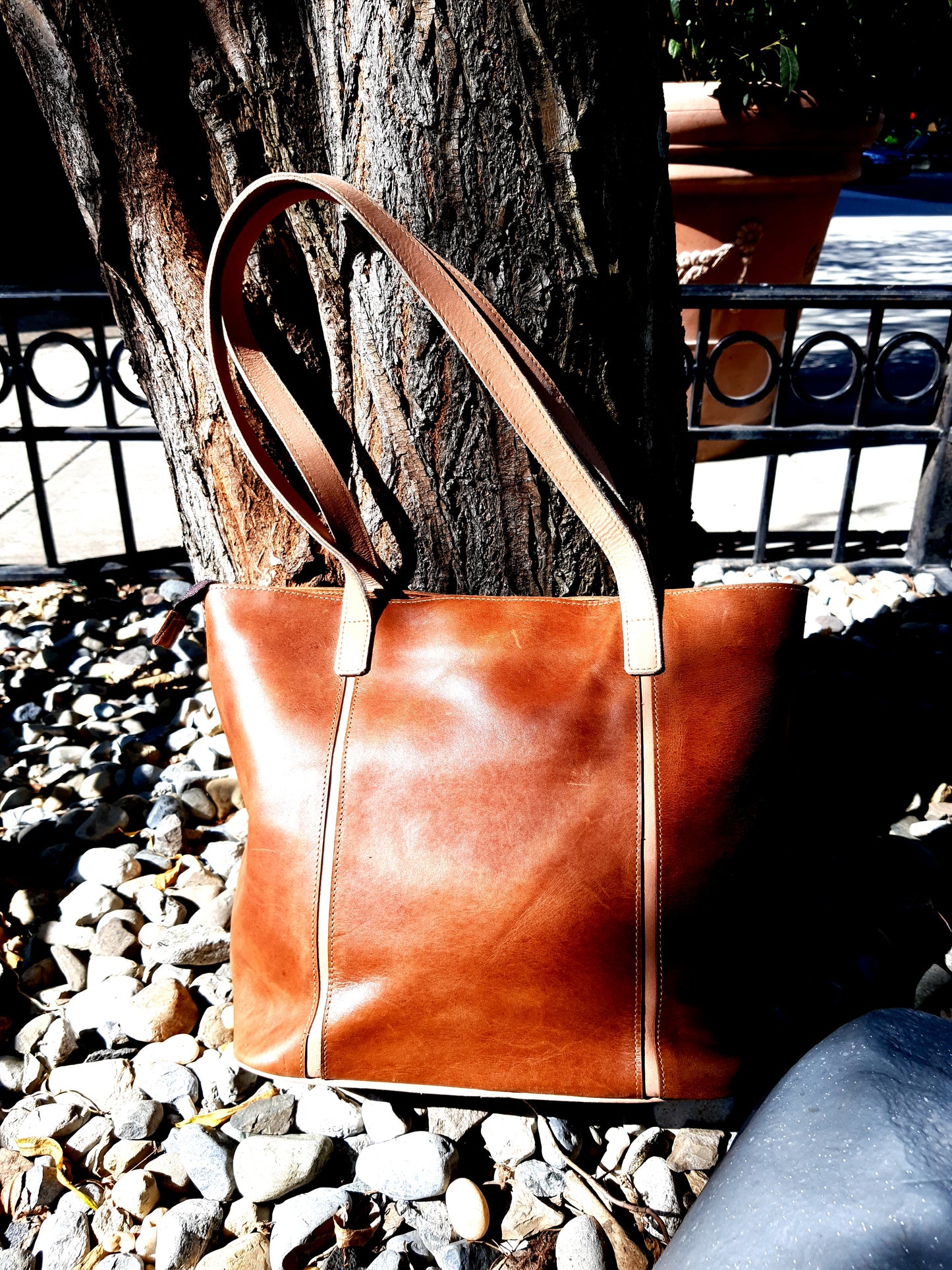 Leather Tote Bag